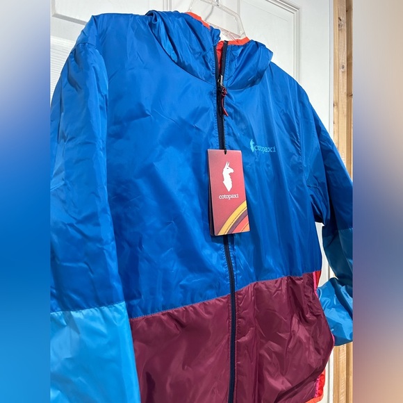 Cotopaxi Women’s Large Teca Calido Hooded Insulated Jacket NWT Blue Orange - Picture 3 of 14